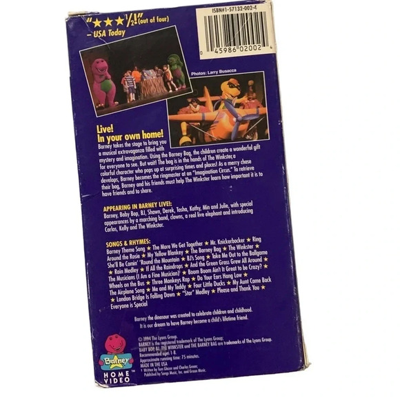 BUNDLE of 4 Barney VHS tapes - Picture 5 of 9